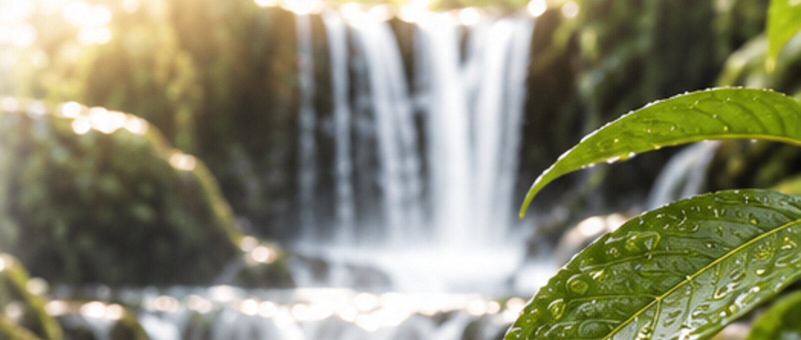 KROKOGRA Naturmotiv mit Wasserfall
